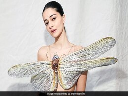 Ananya Panday's 3D Dragonfly Bustier Is An Ode To The Insect Community Ananya Panday's 3D Dragonfly Bustier Is An Ode To The Insect Community