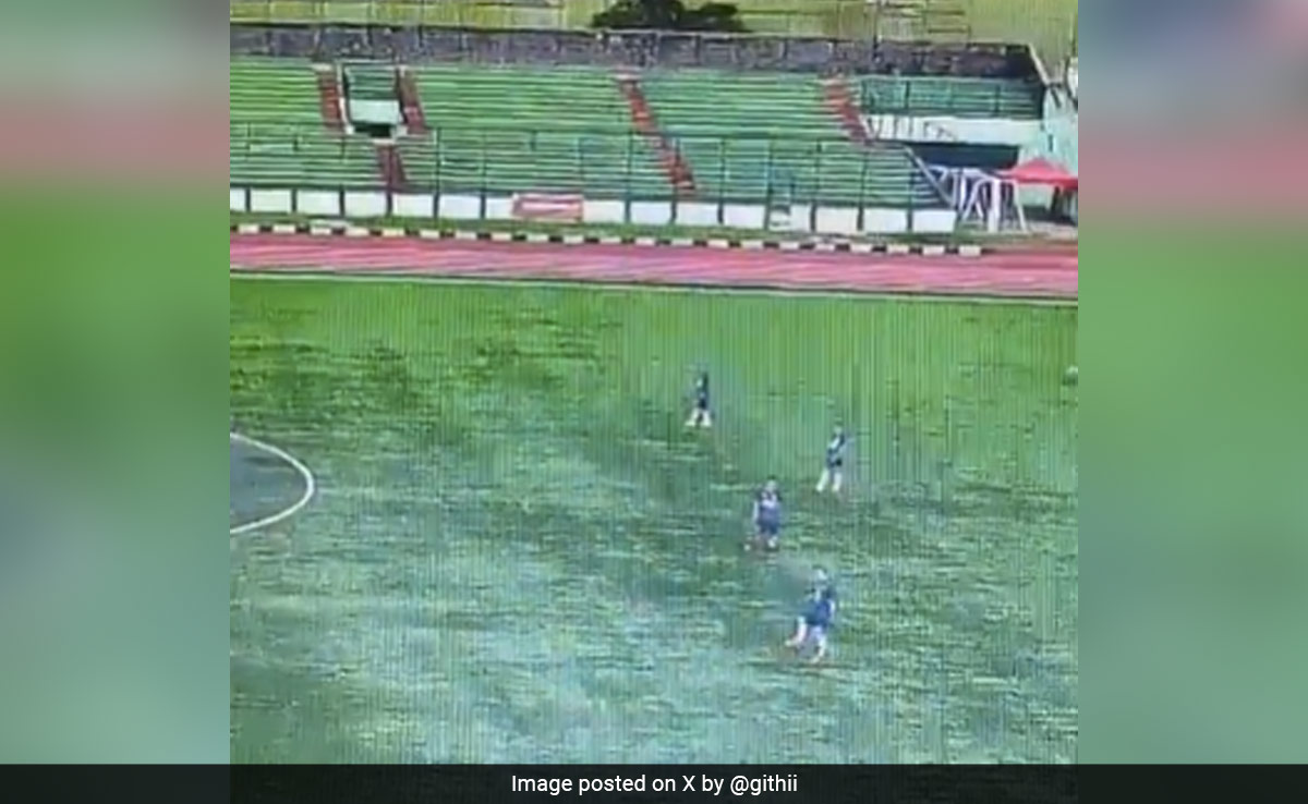 Indonesian Footballer Dies After Being Hit By Lightning During Match
