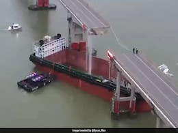 Video Shows Cargo Ship Crashing Into Bridge In China Video Shows Cargo Ship Crashing Into Bridge In China