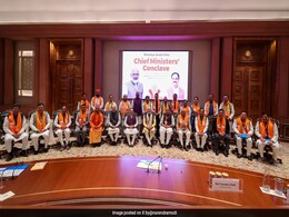 At Key BJP Meet, PM Modi, Chief Ministers Discuss Ways To Build Viksit Bharat At Key BJP Meet, PM Modi, Chief Ministers Discuss Ways To Build Viksit Bharat