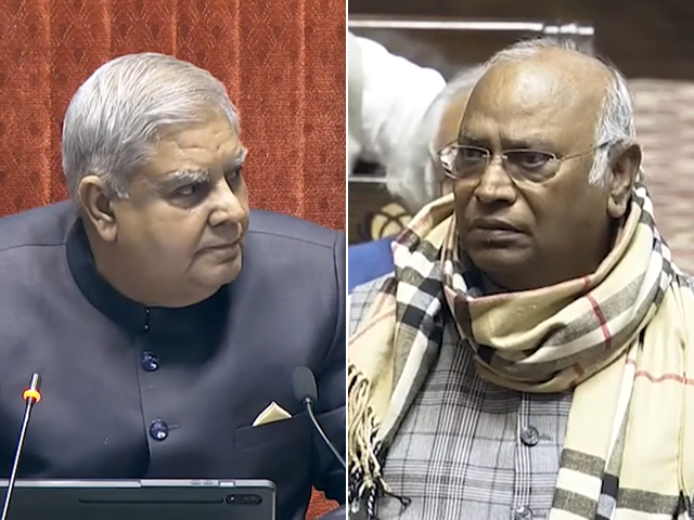 "Tolerated A Lot": Jagdeep Dhankhar, M Kharge Face Off Over Rules