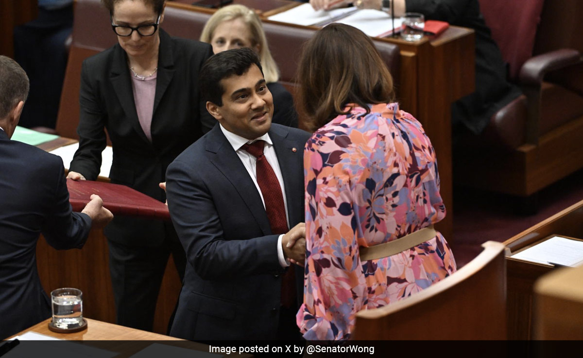 In A First, Indian-Origin Australian Senator Varun Ghosh Takes Oath On Bhagavad Gita
