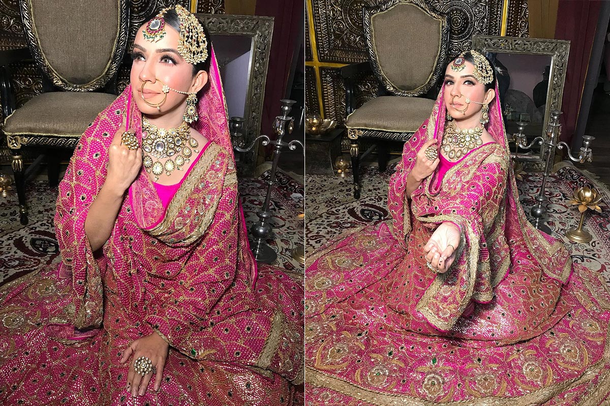 Vintage Vibes: Shirin Sewani Shines in Mom's Wedding Lehenga