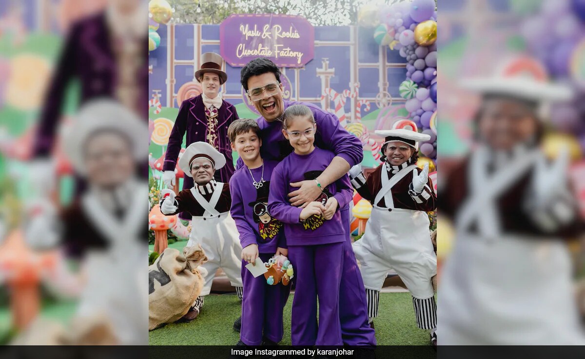 Inside Roohi And Yash's Willy Wonka Themed Birthday Party. Pics Courtesy: Karan Johar