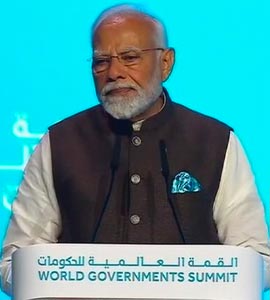 ऐसी सरकारें चाहिए, जो सभी को साथ लेकर चलें : वर्ल्ड गवर्नमेंट समिट में बोले PM नरेंद्र मोदी