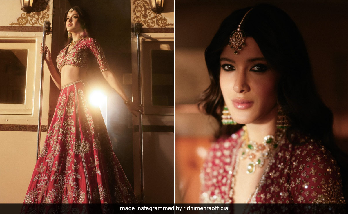 Shanaya Kapoor Is The Leading Lady Of Ridhi Mehra's Exquisite Bridal Couture Collection, Safarnama