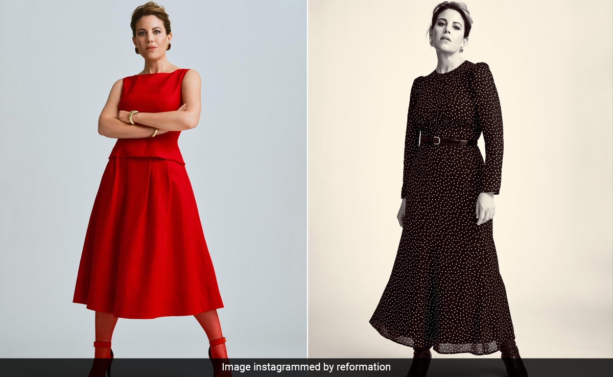 Monica Lewinsky Goes From Delightful Monochrome To Fun Polka Dots In The Blink Of An Eye For Reformation's New Fashion Campaign