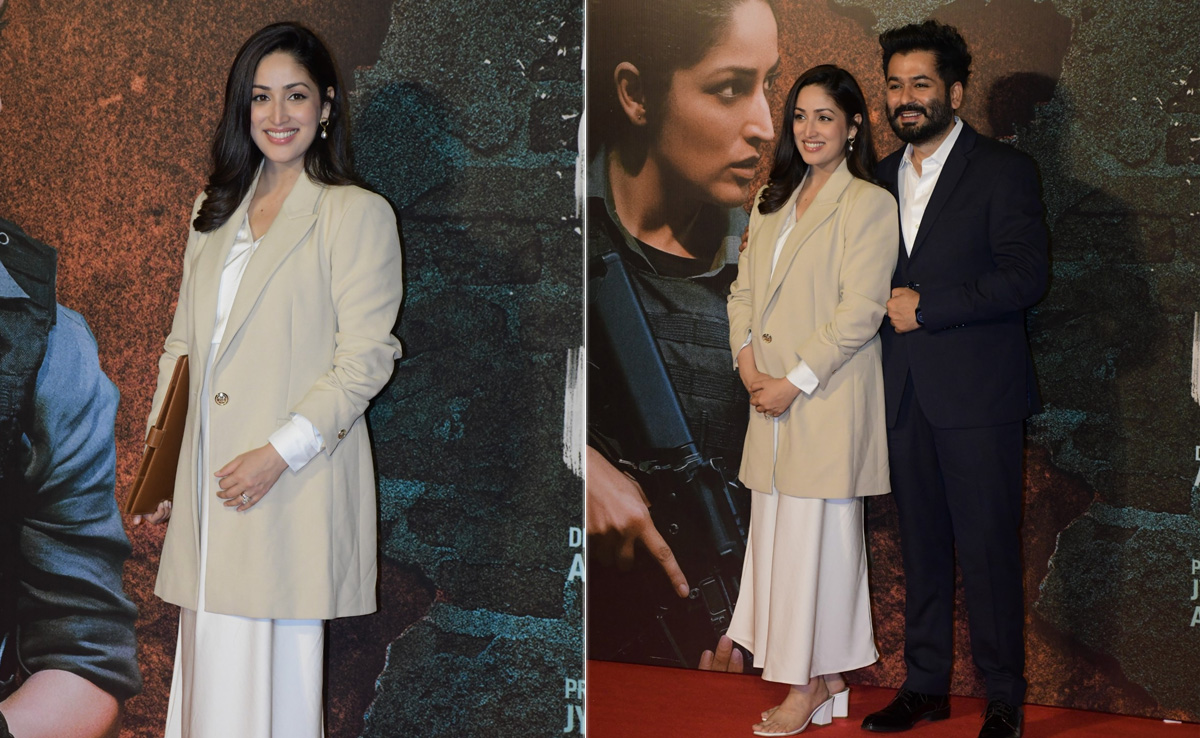 Yami Gautam In A Bump-Baring Satin Slip Dress With A Blazer Is A Stylish Mom-To-Be Ready For Business