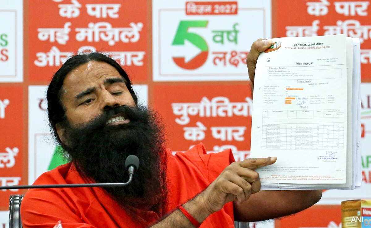 Supreme Court Warns Ramdev, Patanjali, Tells Them To Stop "Misleading" Ads