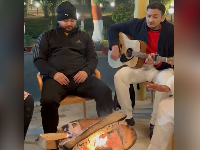 Watch: Songs, Bonfire At Tejashwi Yadav's Bihar Home Ahead Of Trust Vote