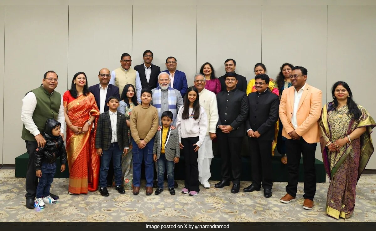 PM Modi Meets Family Of Former Bihar Chief Minister Karpoori Thakur