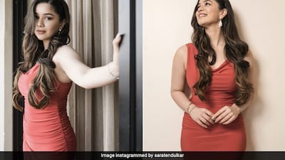 Red Is The Colour Of Love As Was Sara Tendulkar's Lovely Valentine's Day Dress Red Is The Colour Of Love As Was Sara Tendulkar's Lovely Valentine's Day Dress