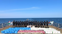 Navy Seizes 3,300 Kg Of Meth, Charas In Major Drug Bust Off Gujarat Coast