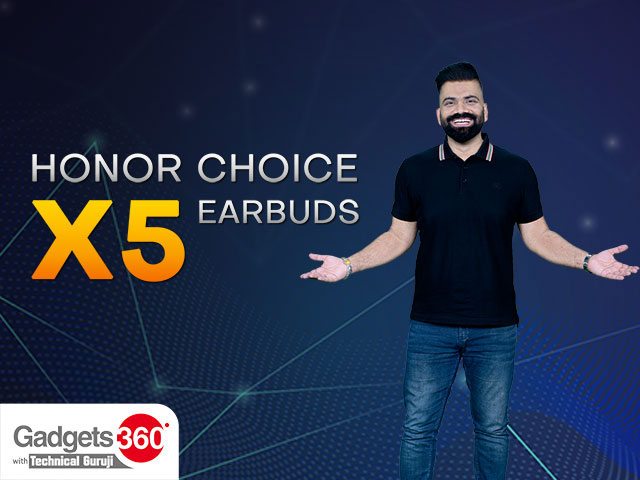 Gadgets 360 With Technical Guruji: Honor Choice X5 Earbuds