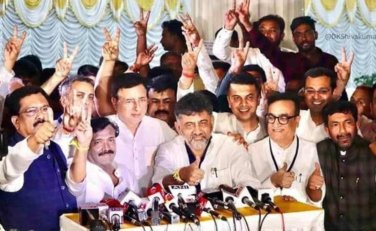 राज्यसभा चुनाव : कर्नाटक में कांग्रेस के तीनों उम्मीदवार जीते, BJP गठबंधन को मिली एक सीट