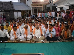 Gujarat Chief Minister Stays Overnight At Village As Part Of BJP's 'Gaon Chalo' Campaign