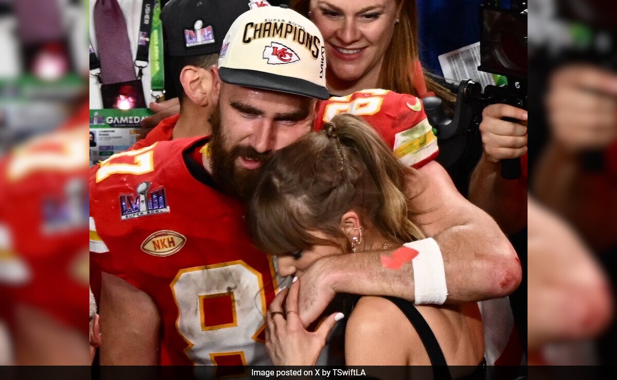 Super Bowl 2024: The 3 Words Travis Kelce Said To Taylor Swift Before Viral Kiss