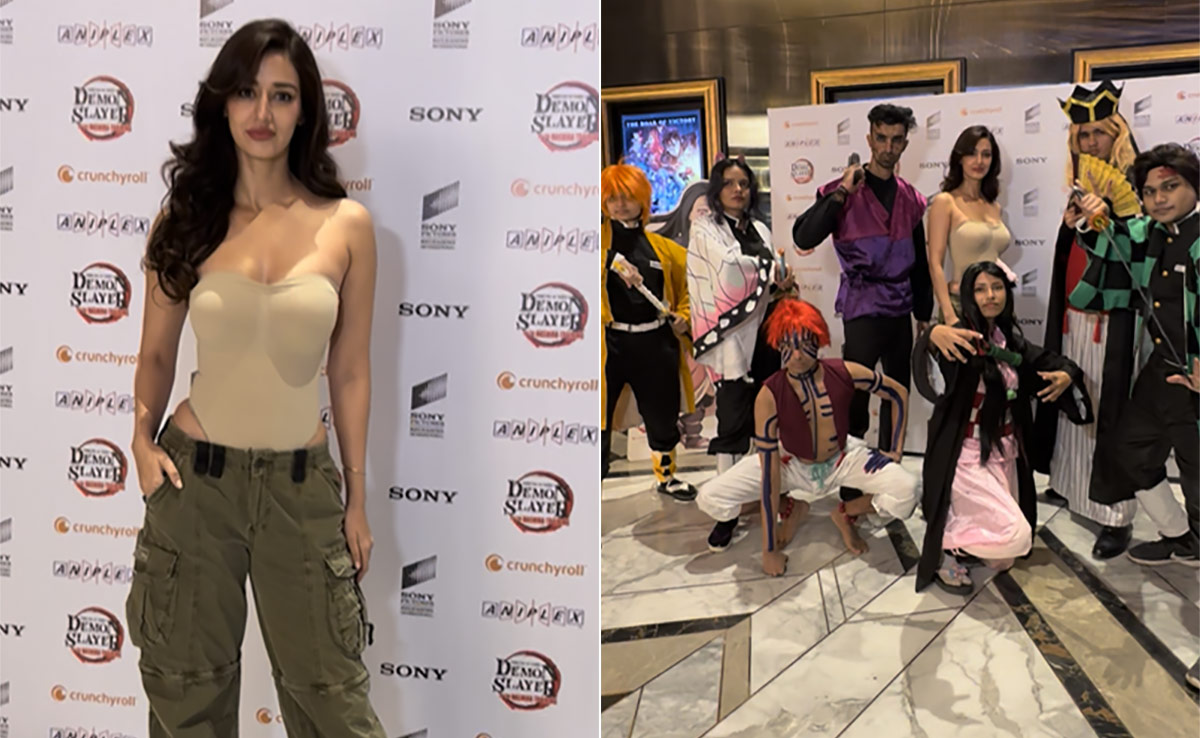 Disha Patani Aces The Biker Girl Aesthetic In A Beige Bodysuit And Olive Green Cargo Pants