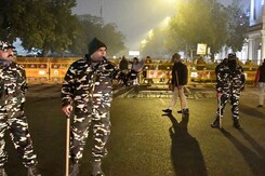 Heavy Police, Para Forces Deployment For AAP Protests In Delhi Today Heavy Police, Para Forces Deployment For AAP Protests In Delhi Today