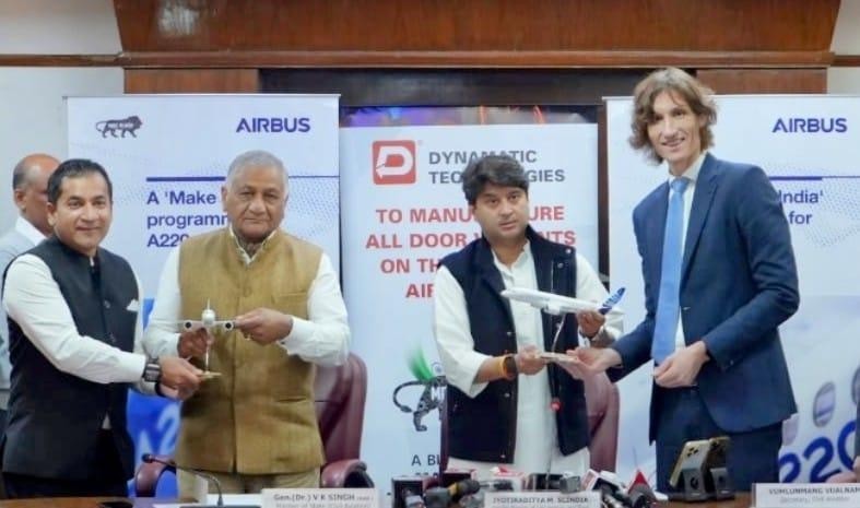 Airbus Signs Deal With Bangalore Firm To Manufacture, Assemble A220 Doors