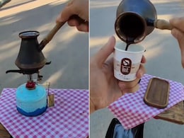 Watch: Person Makes Turkish Coffee While Cycling, Internet In Disbelief