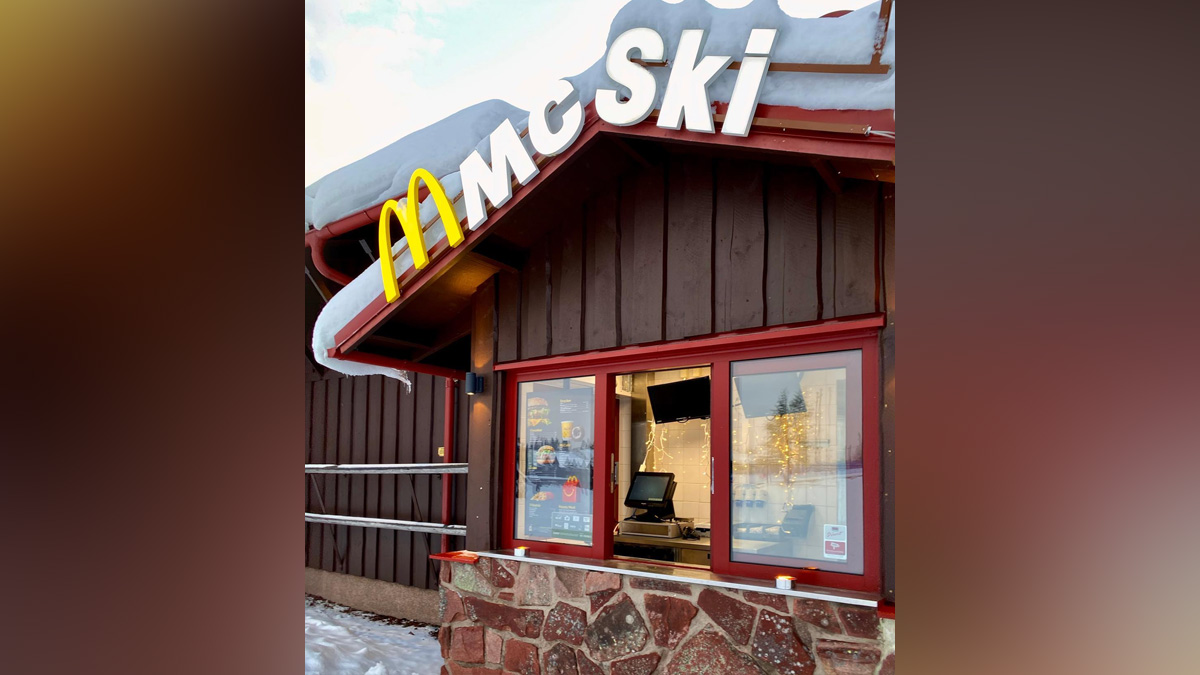 Viral: Don't Drive Thru But 'Ski Thru' This Unique McDonald's That's One Of Its Kind In The World