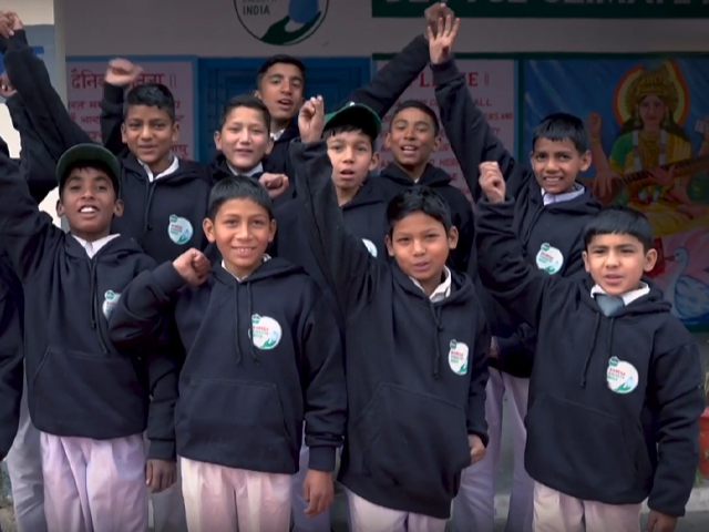 जलवायु परिवर्तन के खिलाफ लड़ाई का बच्‍चे कर सकते हैं नेतृत्‍व 