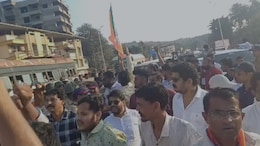 Stones Thrown At Ex-MP Nilesh Rane's Car In Maharashtra As BJP, Thackeray Sena Clash