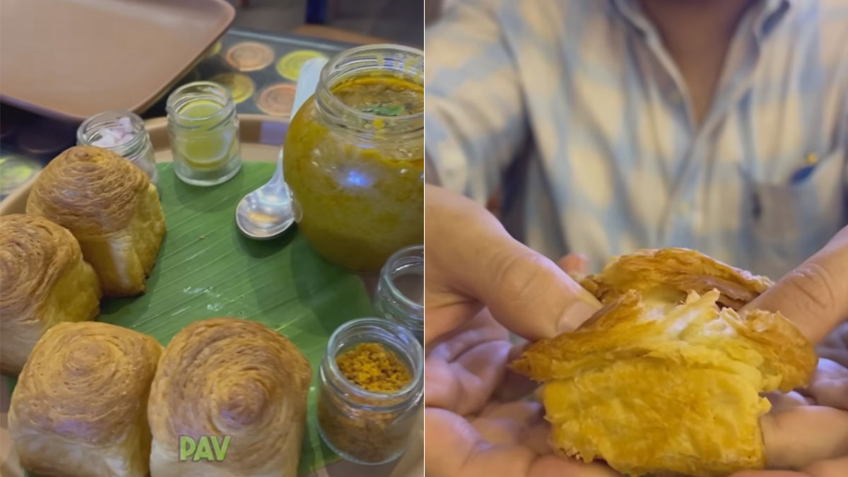 Viral Now: Bhaji With Croissant Pav? Internet Names It "South Bombay Pav Bhaji"
