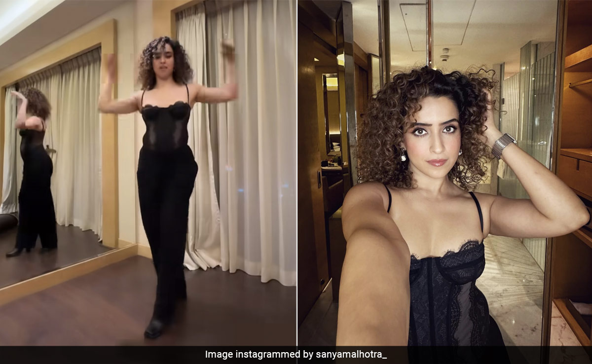 Sanya Malhotra's Black Corset Top Makes All The LBDs Look So Basic