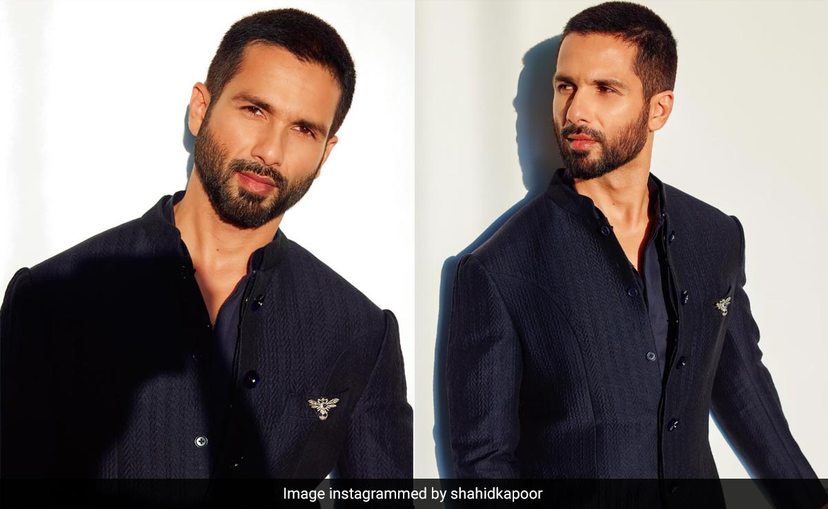 Shahid Kapoor Wins The Suave Dressing Game In An Achkan Set At Dadasaheb Phalke Awards