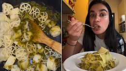 Watch: Viral Van Girl Makes Green Pasta. Internet Has Mixed Reactions To It