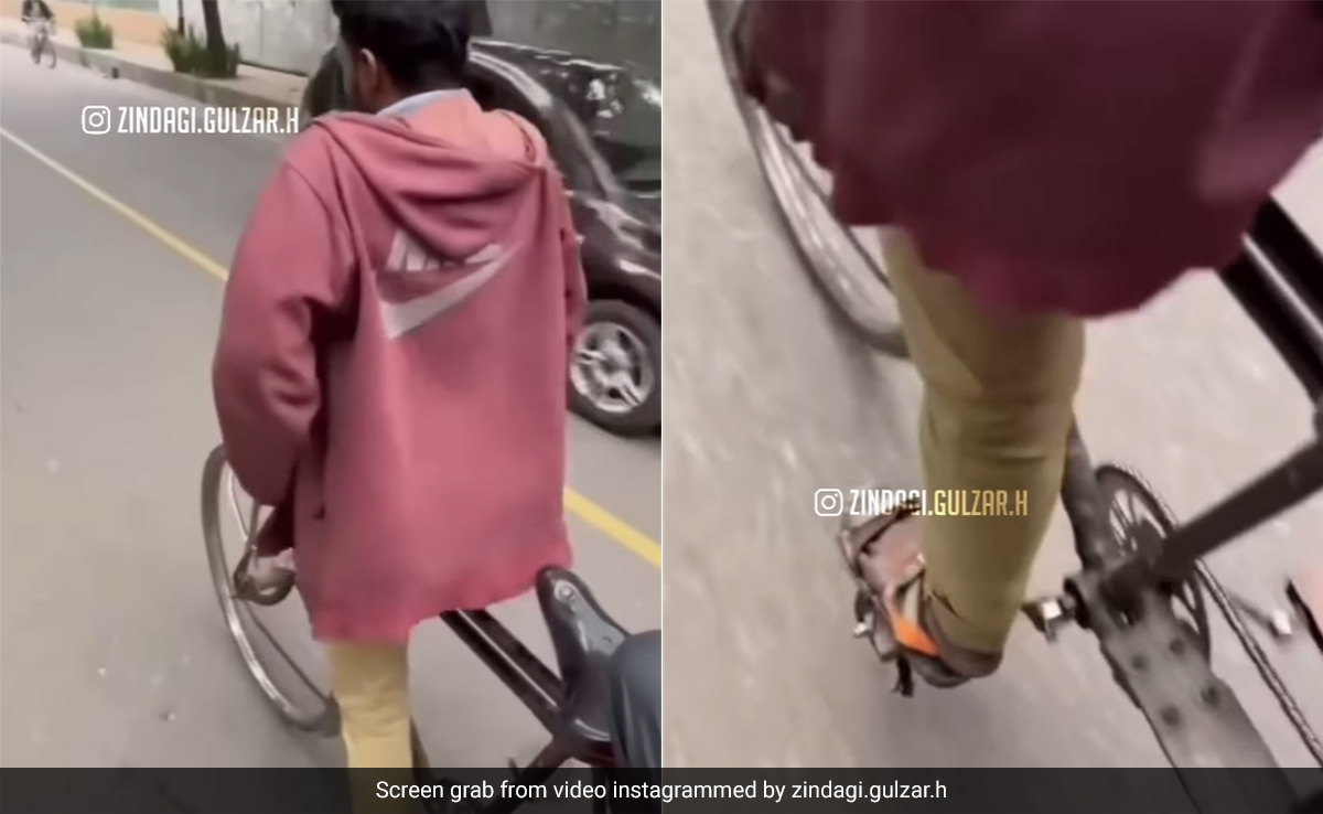 हिम्मत और जज्बे की मिसाल, एक पैर से रिक्शा चलाते शख्स का वीडियो देख लोग बोले- ये हैं असली हीरो