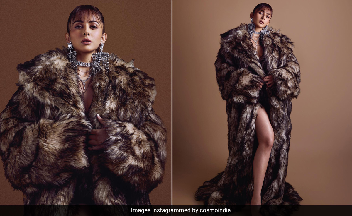 Rakul Preet Singh As A Cover Star Is Rocking And Rolling In A Fur Coat, The Most Popular Trend Of The Season