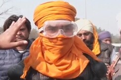 In Protective Googles, Full Body Armour, Farmer Says Will Clear All Barricades In Protective Googles, Full Body Armour, Farmer Says Will Clear All Barricades