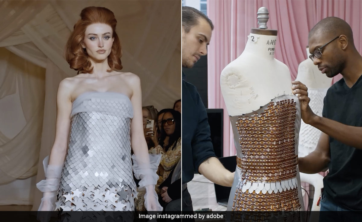 When Tech Meets Fashion, You Get Christian Cowan-Adobe's First Ever Digital Dress Collection That Changes Colours At NYFW 2024