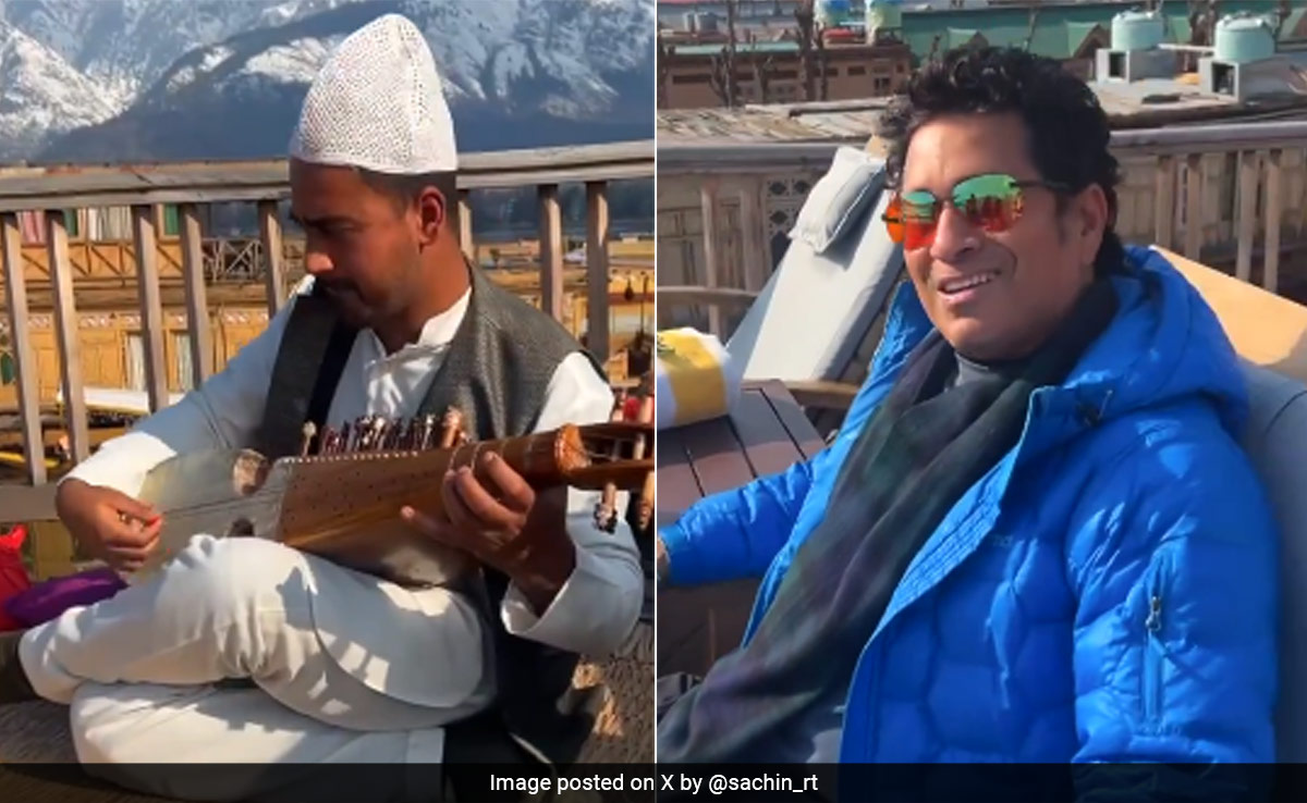 "Talent Is Everywhere": Sachin Tendulkar Shares Video Of Man Playing 'Jamal Kudu' At Dal Lake