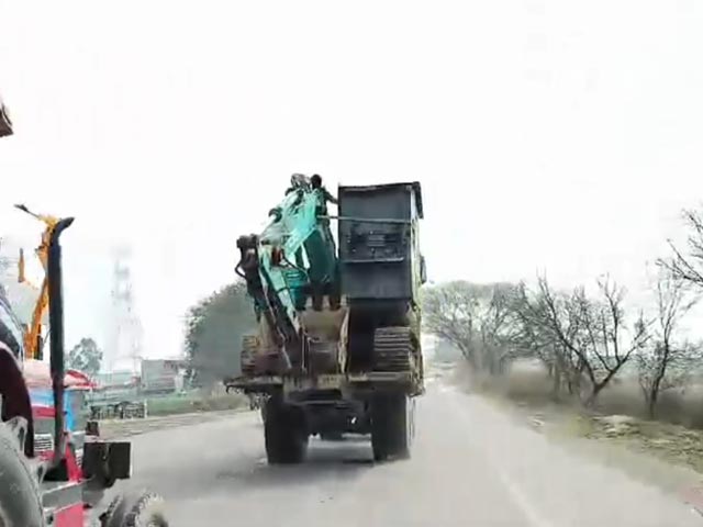 'Makeshift Tanks', Iron Sheets: Farmers' Plan To Cross Haryana Border