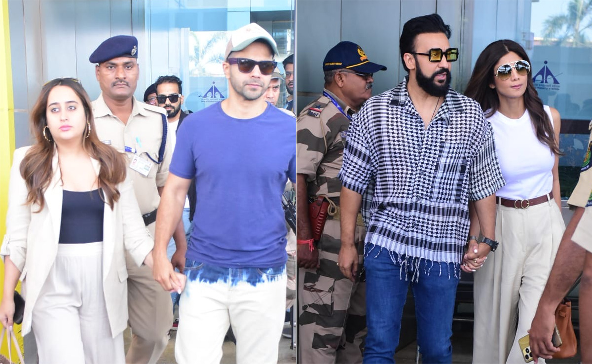 Rakul Preet Singh-Jackky Bhagnani Wedding: Varun Dhawan-Natasha Dalal, Shilpa Shetty-Raj Kundra, Esha Deol At Goa Airport