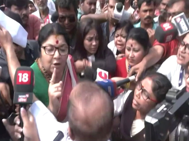 BJP Delegation, On Way To Bengal's Sandeshkhali, Stopped By Cops