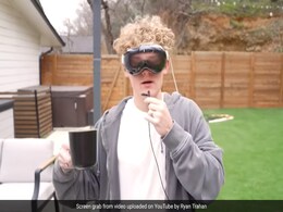 50 घंटे तक लगाए रखा Apple Vision Pro हेडसेट, शख्स का रिएक्शन हुआ वायरल, लोग पूछ रहे ये सवाल 50 घंटे तक लगाए रखा Apple Vision Pro हेडसेट, शख्स का रिएक्शन हुआ वायरल, लोग पूछ रहे ये सवाल