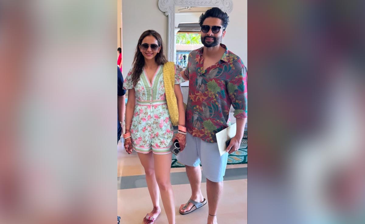 Newlyweds Rakul Preet Singh And Jackky Bhagnani Ace Effortlessly Chic Post-Wedding Style In Breezy Prints