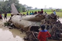 Air Force Trainer Aircraft Crashes In West Bengal, Pilots Eject Safely Air Force Trainer Aircraft Crashes In West Bengal, Pilots Eject Safely