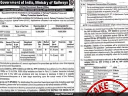 Fact Check: Railway Recruitment Notice For Sub-Inspector, Constable Vacancies Debunked Fact Check: Railway Recruitment Notice For Sub-Inspector, Constable Vacancies Debunked