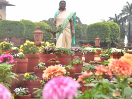 Photo: राष्ट्रपति द्रौपदी मुर्मू ने 'उद्यान उत्सव 2024' का किया उद्घाटन, कल से आम जनता के लिए खुलेगा गार्डन Photo: राष्ट्रपति द्रौपदी मुर्मू ने 'उद्यान उत्सव 2024' का किया उद्घाटन, कल से आम जनता के लिए खुलेगा गार्डन