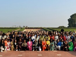 Pics: 71st Miss World Contestants Visit Raj Ghat Ahead Of Opening Ceremony