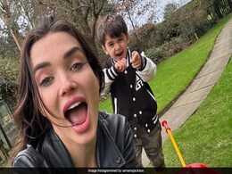 Amy Jackson Says Son Andreas "Gave The Green Light" To Her Fiance Ed Westwick Amy Jackson Says Son Andreas "Gave The Green Light" To Her Fiance Ed Westwick