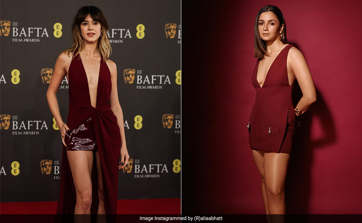 Daisy Edgar-Jones' Gucci Gown With Shorts At The 2024 BAFTAs Is Reminiscent Of Alia Bhatt's Shorts Suit
