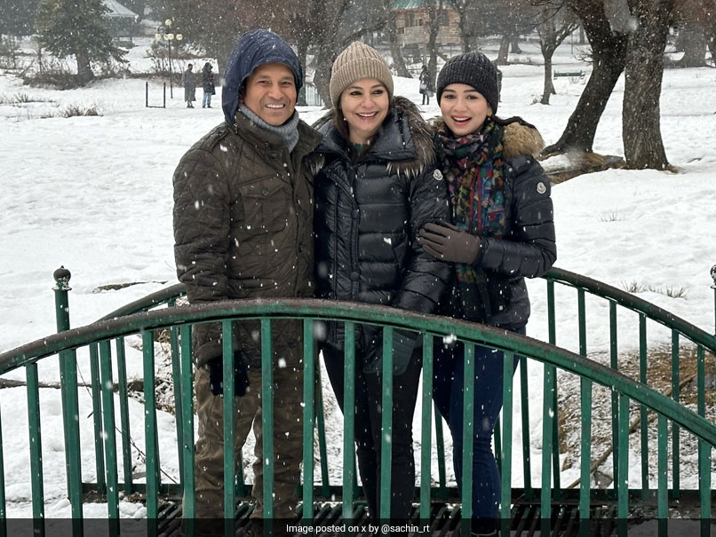 Viral: Sachin Tendulkar Posts Photos From Pahalgam, Shikhar Dhawan Finds '2 GOATs' In It