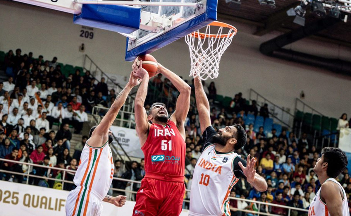 FIBA Asia Cup qualifiers: दुनिया के 27वें नंबर की ईरानी टीम से लड़कर हारा भारत